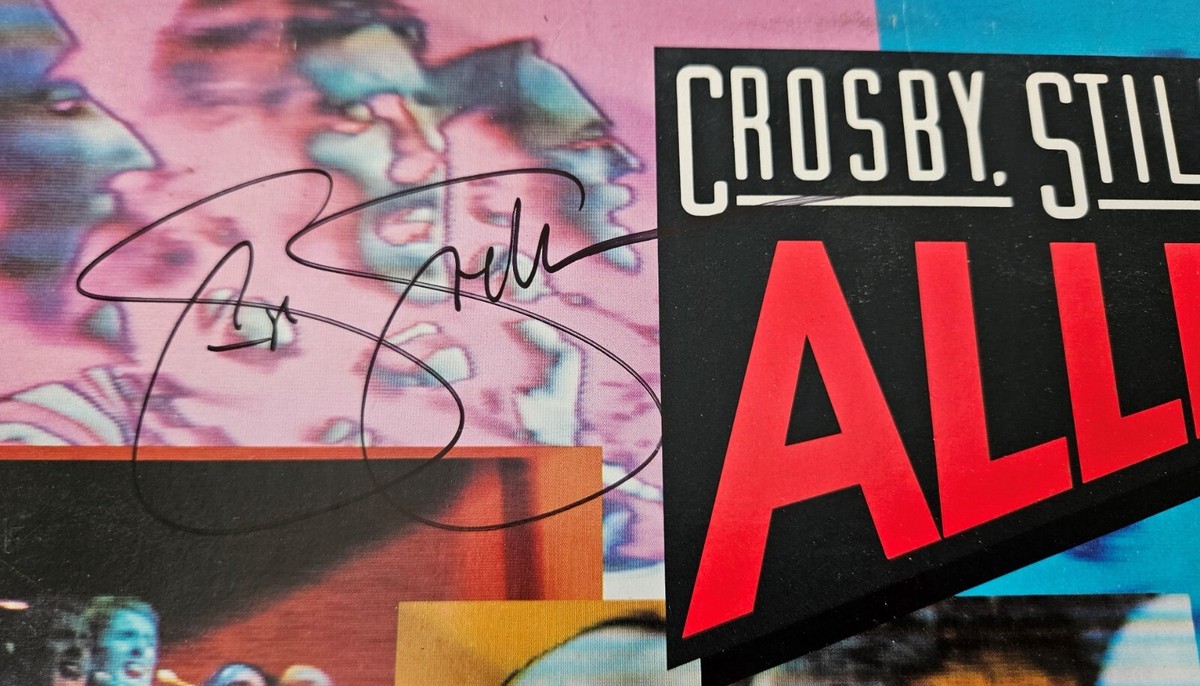 CROSBY STILLS & NASH - Allies, LP Signed By Stephen Stills