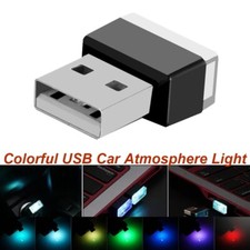 Mini USB LED Car Light Auto Atmosphere Neon Light Plug And Play Decoration