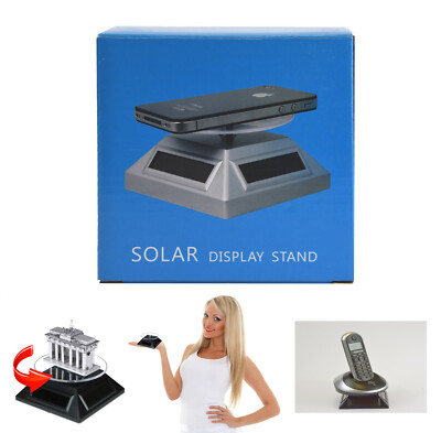 Solar Display - 360° Drehteller f. Handys, Modelle, Schmuck, Uhren