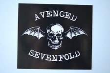 Avenged Sevenfold Sticker Decal 4" X 4.5" Rock Metal Car Bumper Window (322)