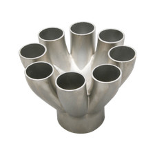 Cxracing Stainless Steel Cast 8 To 1 Merge Collector 1.65-1.9 Primaries 3.5