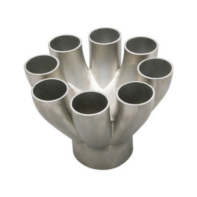 CXRacing Stainless Steel Cast 8 to 1 Merge Collector 1.65''-1.9'' Primaries 3.5'' 