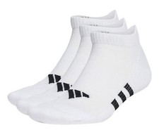 Adidas Men Performance Low Ankle 3 Pairs Socks White 3PP Fashion GYM Sock HT3449