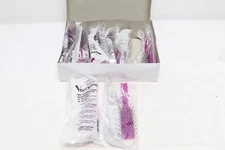 4 pack of 7 Rows VENT BRUSH Hair Stylist Brush by The bobby Company -Purple