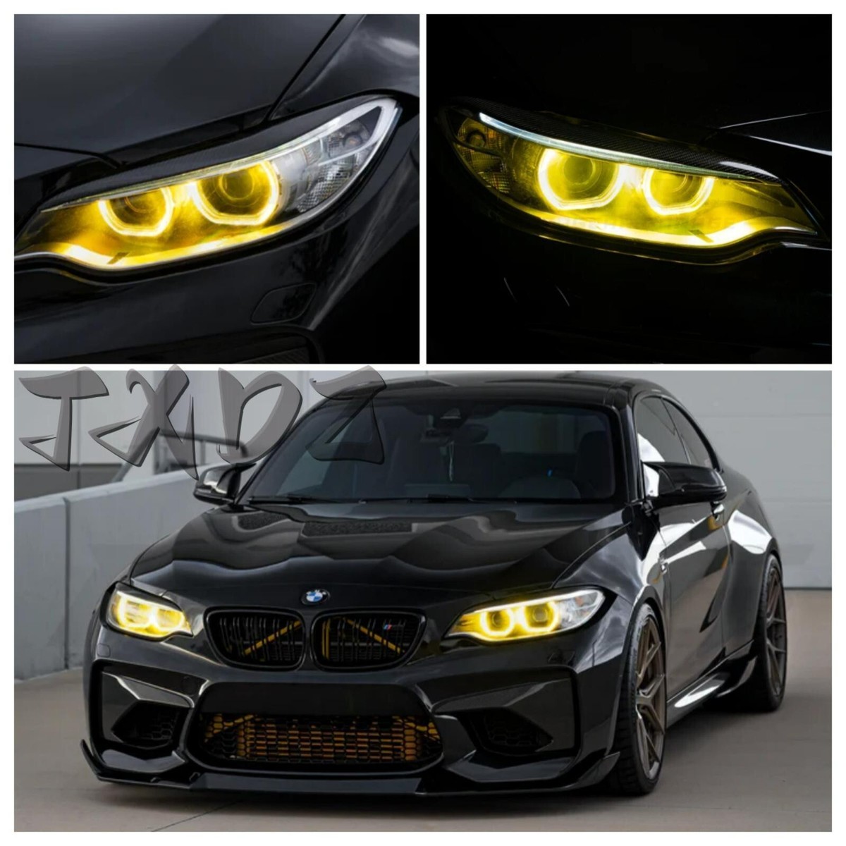 BMW イエローデイライトユニット M2用 (F87後期以降) Yellow DRL LED boards For 2015 BMW 2 Series F22 F23 F87 M2 228i