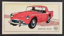 Vintage 1960's Daimler Shell Oil Cars of the World Card #57 (Pretty Sharp)
