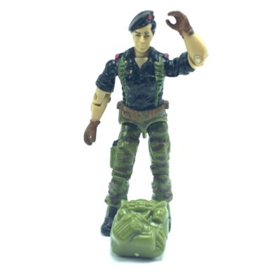 GI Joe action figure near complete hasbro cobra 1986 Commander Hawk Flint pack