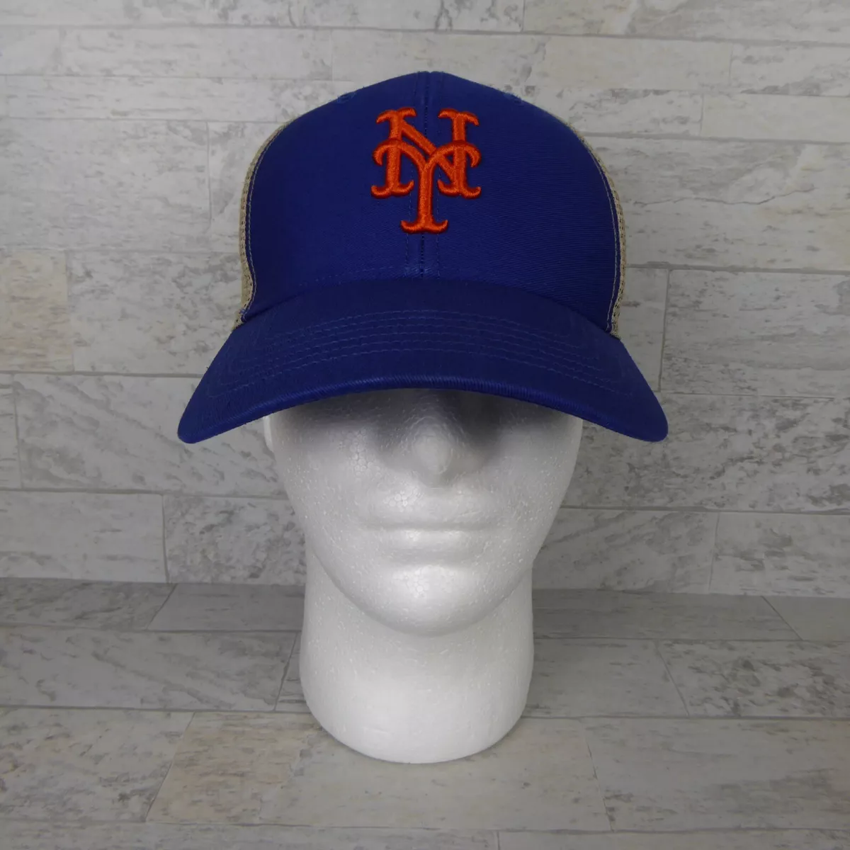 New York Mets Hat 47 Brand Flagship Mens MVP Snapback Mesh