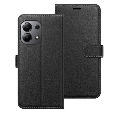 Für Xiaomi Redmi Note 13 4G Hülle Case Cover Flip Leder Wallet Folio Karten Geldfach