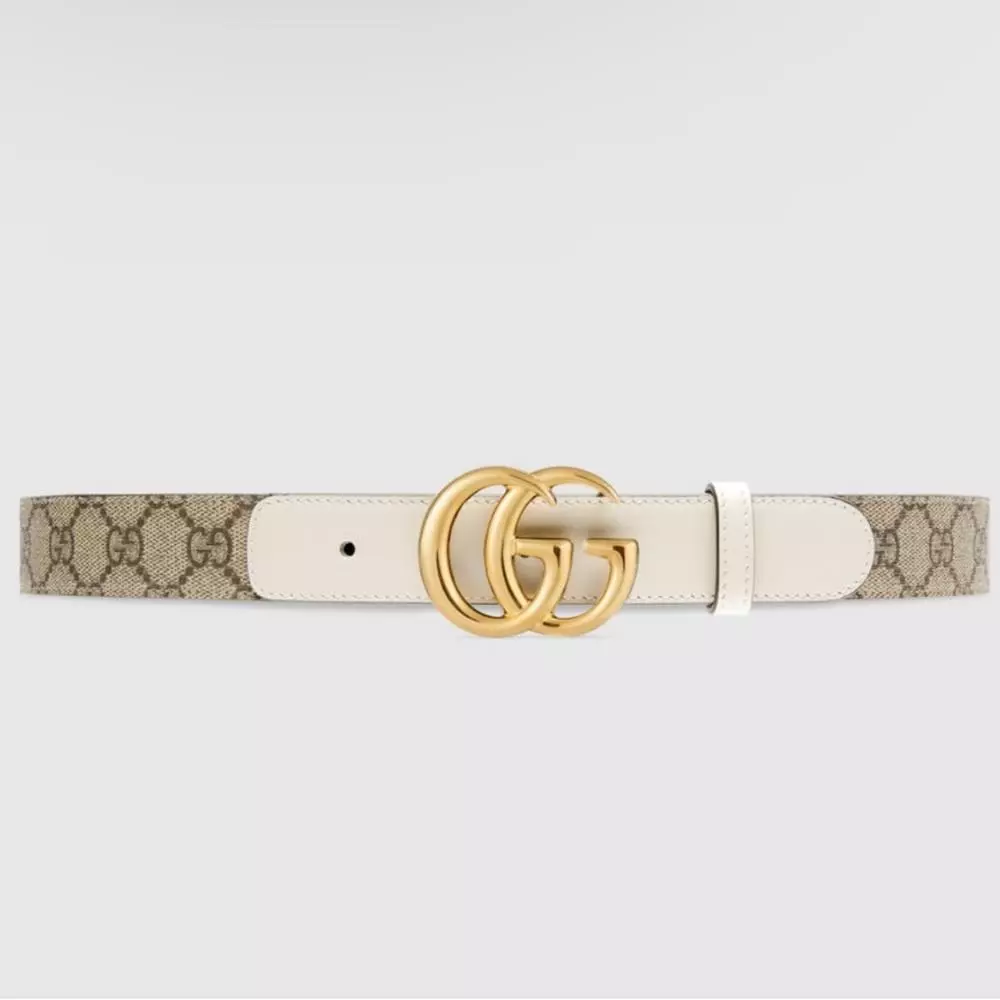 Ceinture Gucci Marmont neuve avec étiquette avec boucle dorée GG taille 70/28