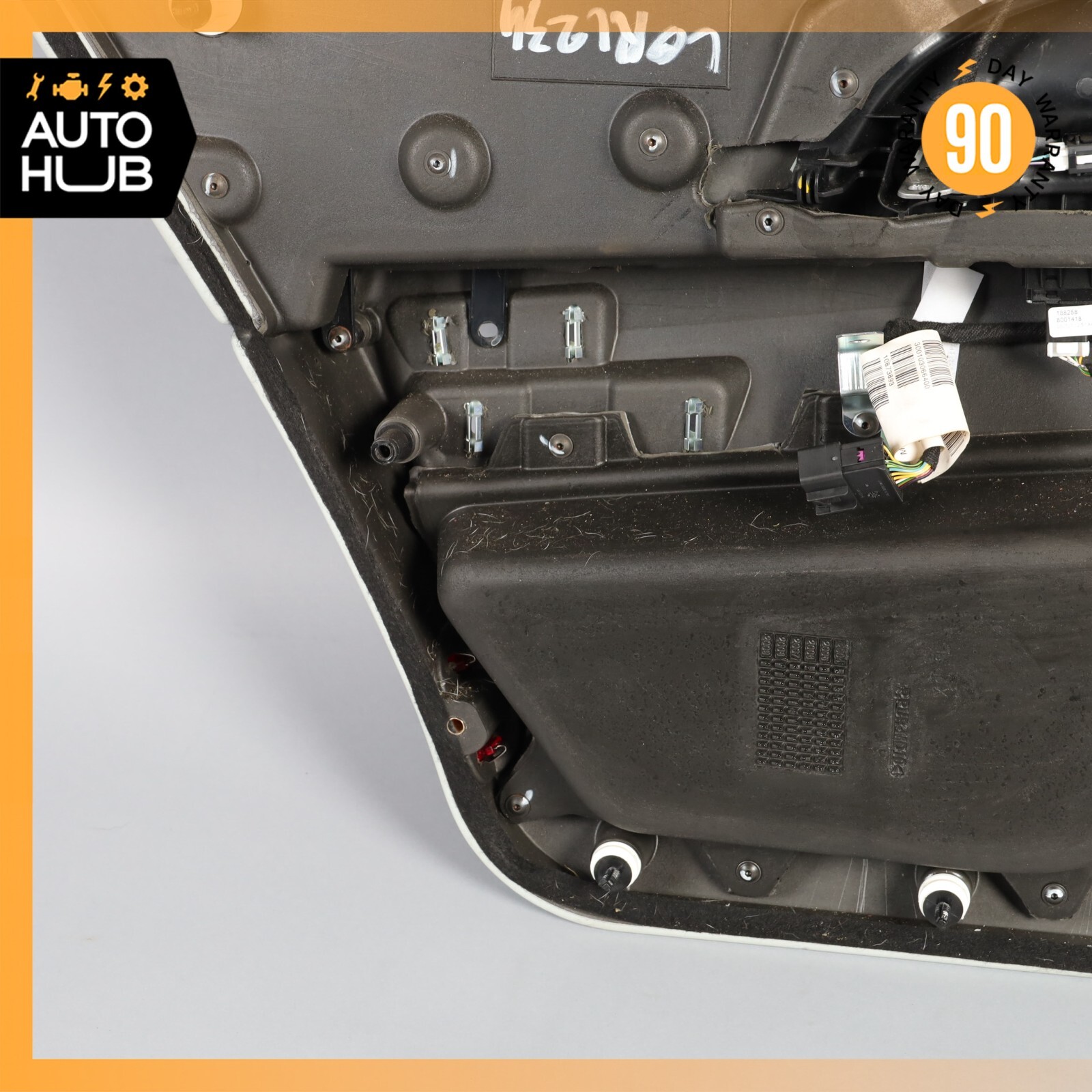 03-13 Maserati Quattroporte M139 Rear Right Side Interior Door Panel Gray OEM