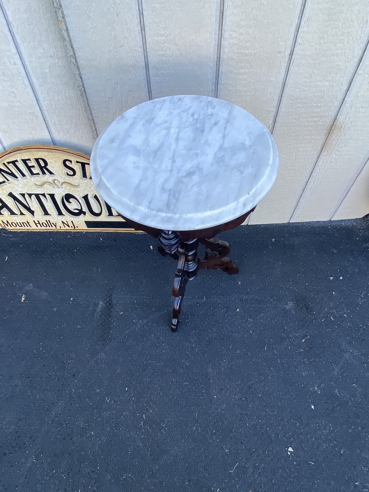 00001 Antique Victorian Lamp Table Stand eBay