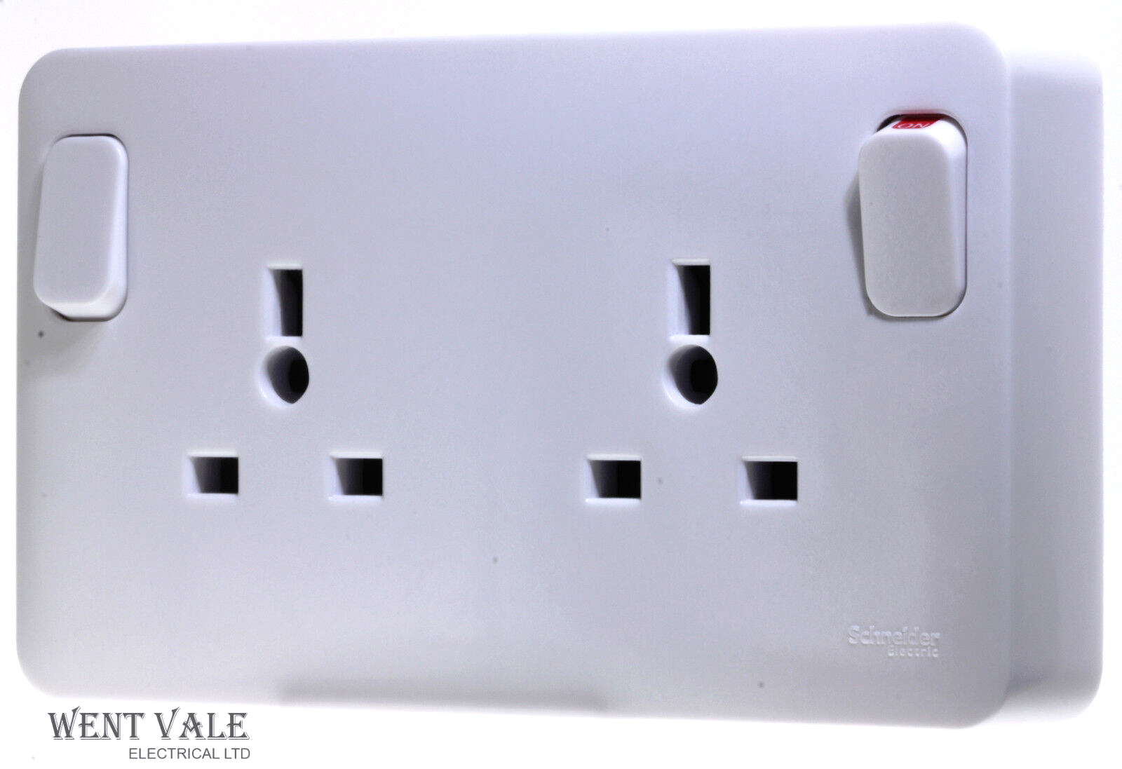 Schneider Lisse Moulded Range - GGBL30212DS - 13a 1 To 2 Gang 'Converta' Socket