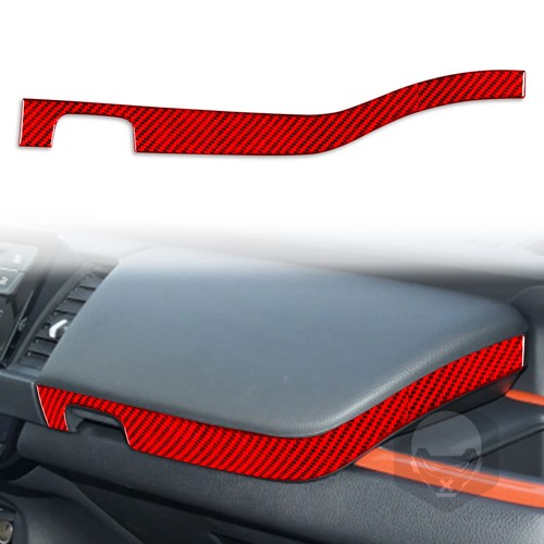 Honda Fit 2020+ Accessories Red Carbon Fiber Interior Car Steering Wheel Radio - Picture 46 of 73