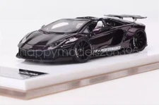 FW 1:64 Scale Purple Aventador LP700 Convertible LBWK Sport Diecast Resin Gift