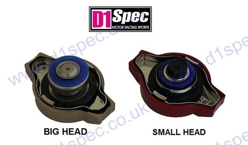 D1 SPEC RACING KÜHLERKAPPE 1,1 kg/cm SCHWARZ GROSSER KOPF JDM DRIFT nitroXukimport - Bild 2 von 2