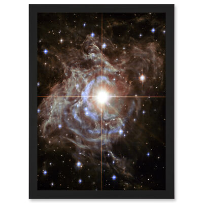 Hubble Space Telescope Cepheid Variable Super Star RS Puppis Framed Art Print A4
