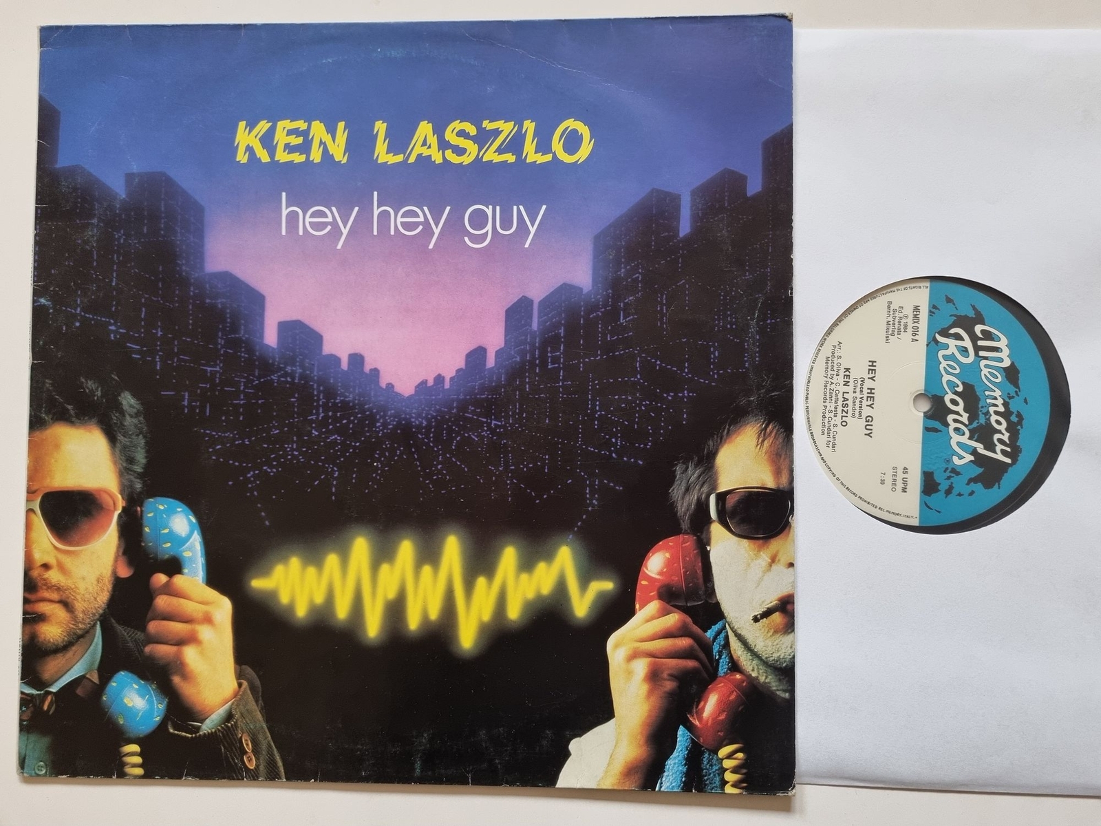Ken Laszlo - Hey Hey Guy 12'' Vinyl Maxi Germany ITALO DISCO
