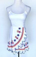 J Marie White embroidered Mila Dress size S Retail 88 Price 49 NWT