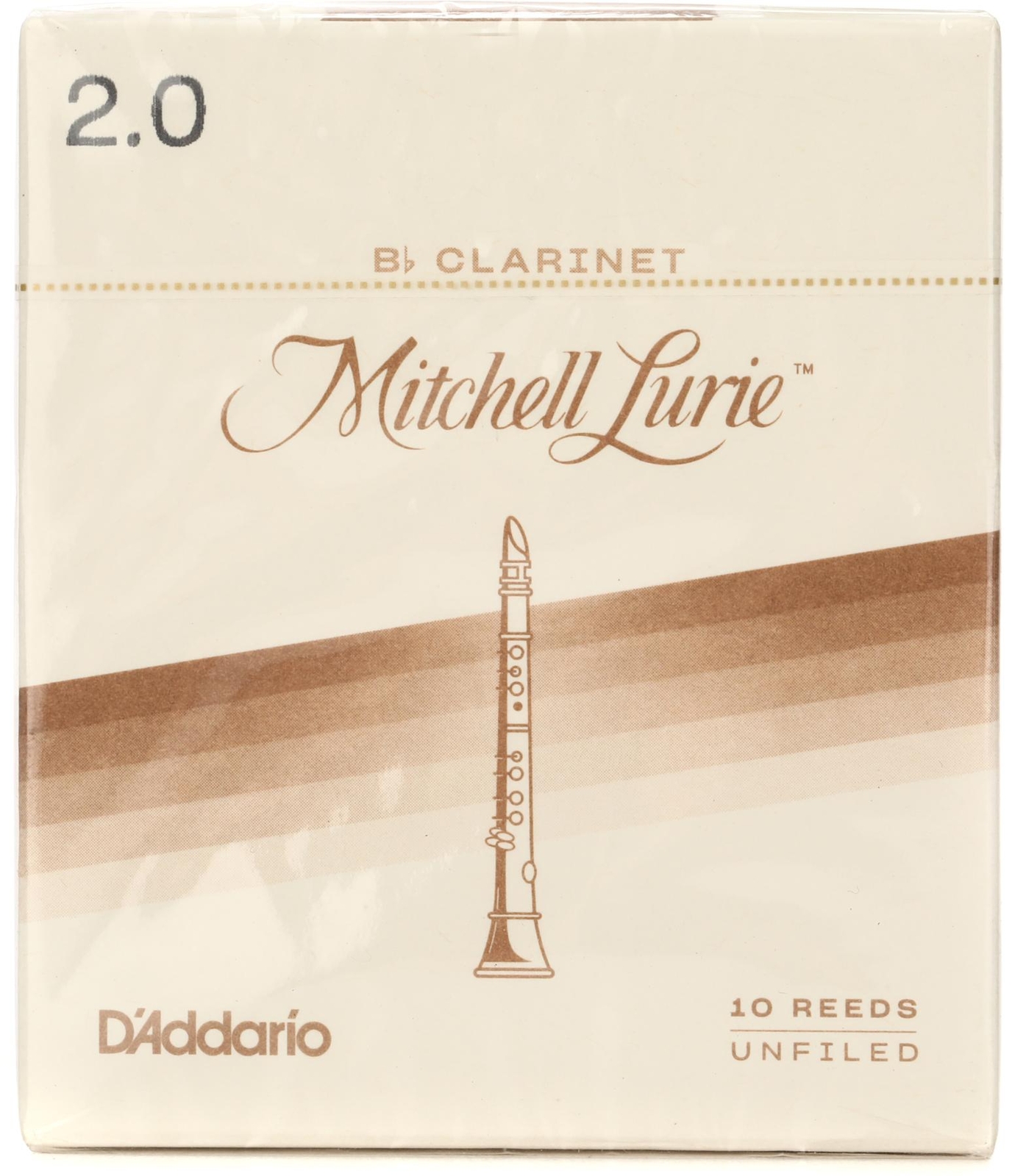 Тростниковый кларнет DAddario RML10BCL Mitchell Lurie Bb - 2.0 (10 штук в упаковке)