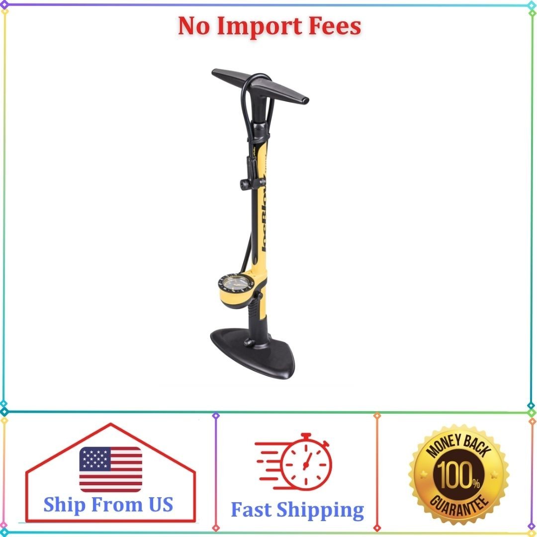 Topeak JoeBlow Sport III High-Pressure Bike Floor Pump &ndash; 160 PSI, Durable Steel