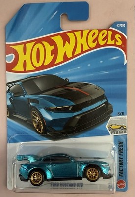 Hot Wheels Ford Mustang GTD Factory Fresh 1:64 Blue Diecast Car 2025 Unopened