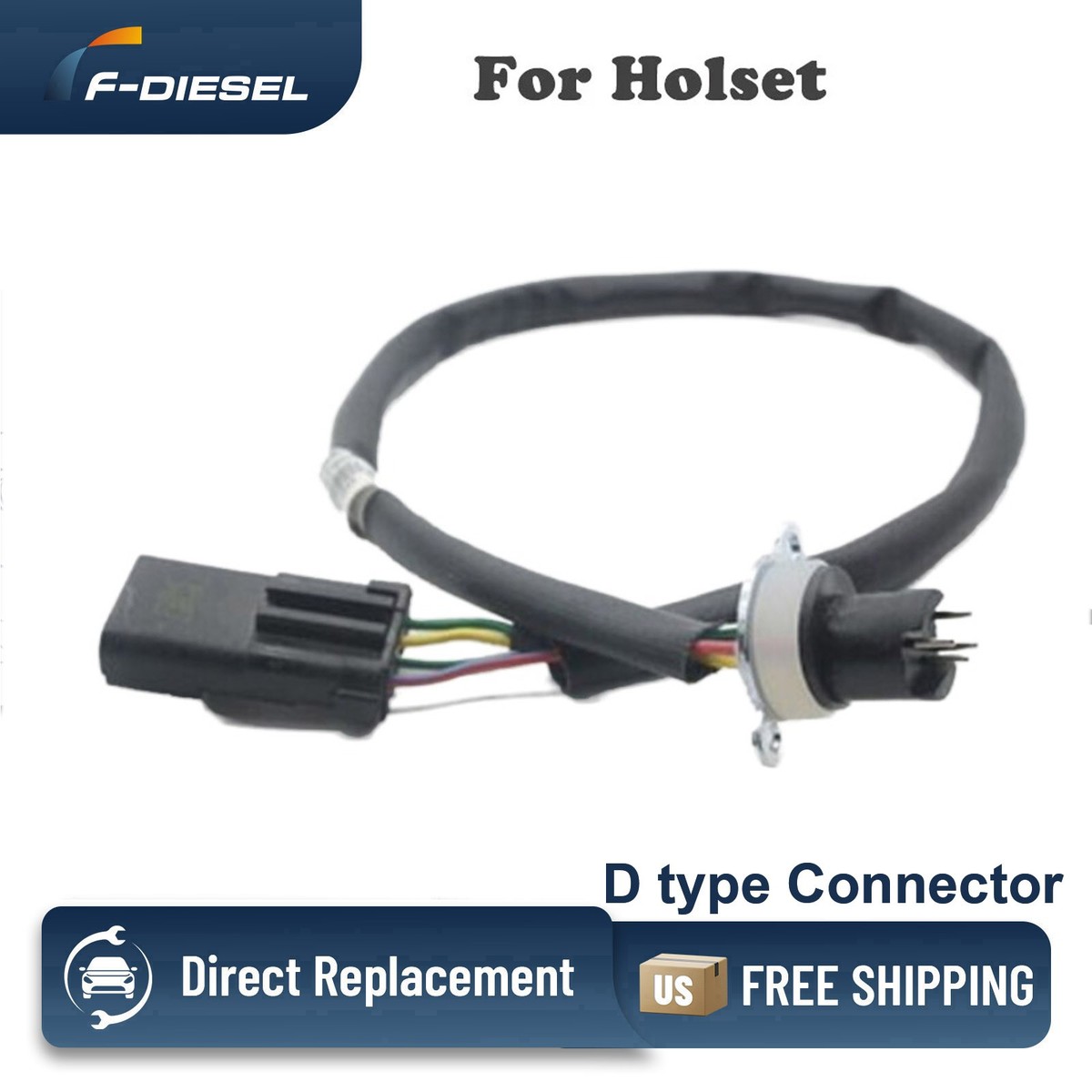 D type Connector 640mm harness Repair kit 28390548 for Holset VGT
