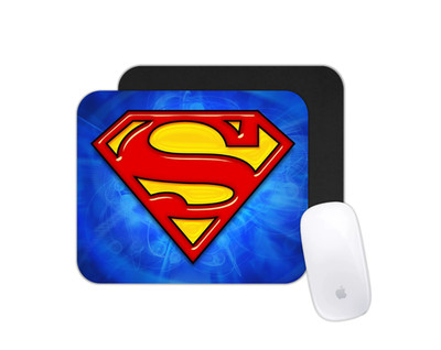 Superman Caped Superhero Silhouette Desk Mat Non-Slip Gaming Mouse Pad