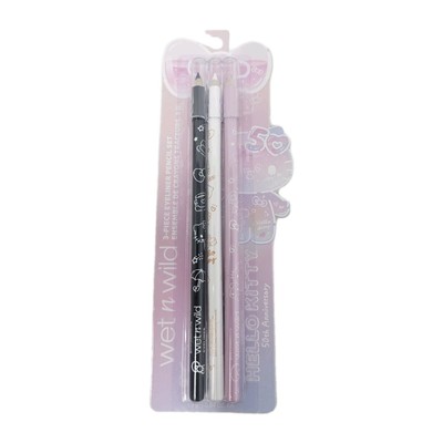 Hello Kitty 50th Anniversary Wet N Wild 3 Piece Eyeliner Pencil Set