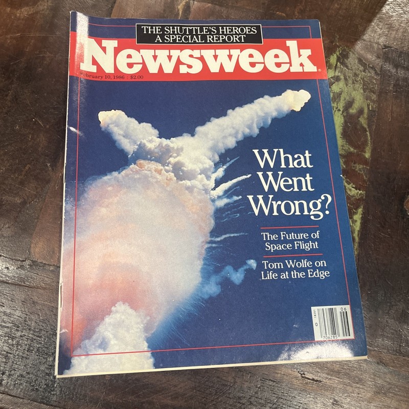 Newsweek Magazine Feb 10 1986 Nasa's Challenger Space Shuttle Explodes Special