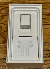 NEW Apple iPhone EarPods with Lightning Cable, USB Cable, USB power adapter, etc