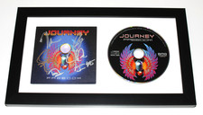 JOURNEY BAND SIGNED FRAMED FREEDOM CD COVER ALBUM NEAL SCHON ARNEL x6 AUTOGRAPH
