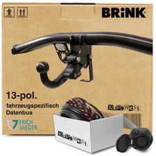 AHK abnehmbar für Peugeot 308 Break SW I Typ 4E / 4H 07- +ESatz 13poliger AHZV