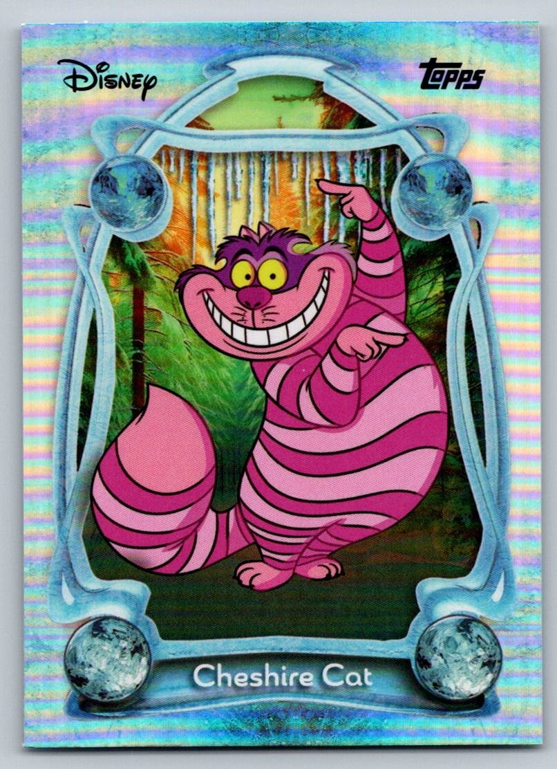 Cheshire Cat 2025 Topps Disney Wonder Foil Card #19 Alice in Wonderland