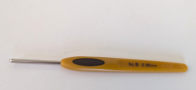 Salesman Sample Clover Soft Touch Steel Crochet Hook #8/.90 mm no packaging SM