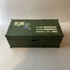 GI Joe - 1997 Hasbro Foot Locker Storage Box - Army Green - With Tray
