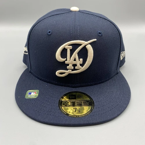 New Era Navy Los Angeles Dodgers 2024 City Connect 59FIFTY Fitted Hat Mens 7 1/8