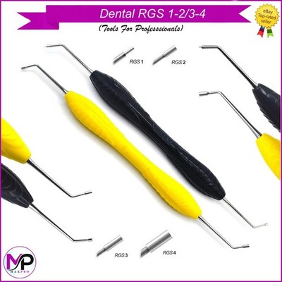 Dental Instrument RGS 1-2 / 3-4 Silicone Handle Depth Dimensions for Restoration