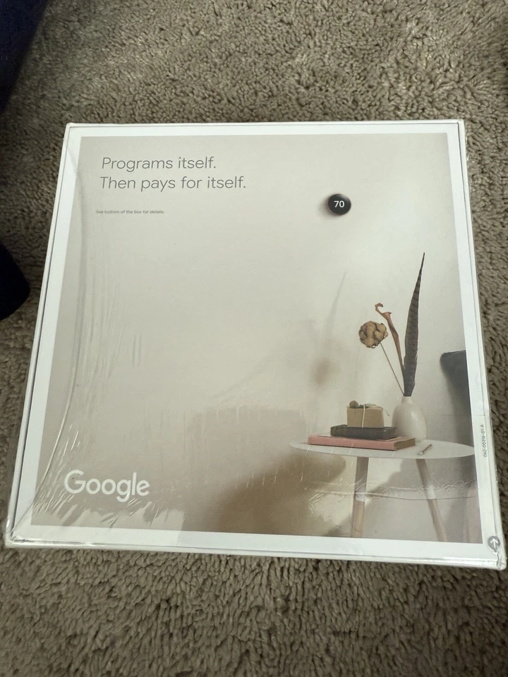 SEALED Google Nest WiFi Thermostat - Copper Color T3021US - Image 2 of 2