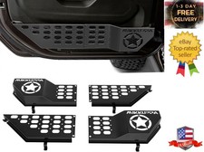 Metal Front Door Storage Pockets - Compatible with Jeep Wrangler JL ...