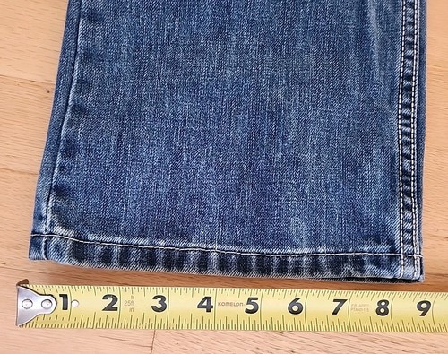 Wrangler Retro Blue Jeans Mens 35x30 Relaxed Boot Western Denim - Picture 7 of 14