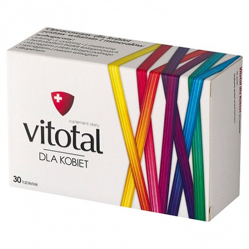 VITOTAL for Women - 30 Tabs - Vitamins and Minerals with Lutein, L-cysteine, L-methionine, lycopene, Collagen Protein - Image 3