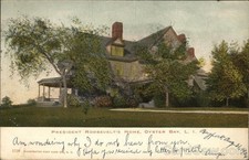 Oyster Bay, NY New York President Roosevelt's Home 1905 bayport Antique Postcard