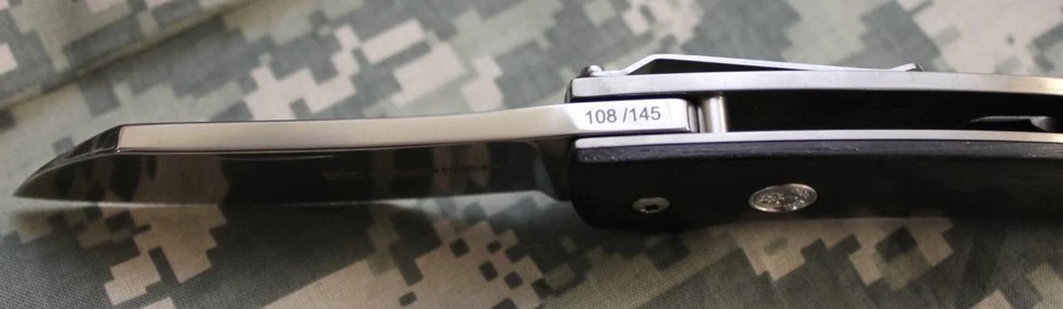 Boker 110717 Haddock Anniversary Grenadill &Titanium Folder Serial #108/145 - Image 4 of 4