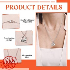 Equsion 12pc Cheerleader Gift Set Necklace Bracelet Bag