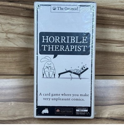 The Oatmeal Horrible Therapist Extra Horrible Edition Adult Card Game SEALED