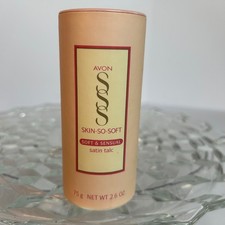 Avon Skin So Soft Soft  Sensual Satin Talc Powder Vintage SSS