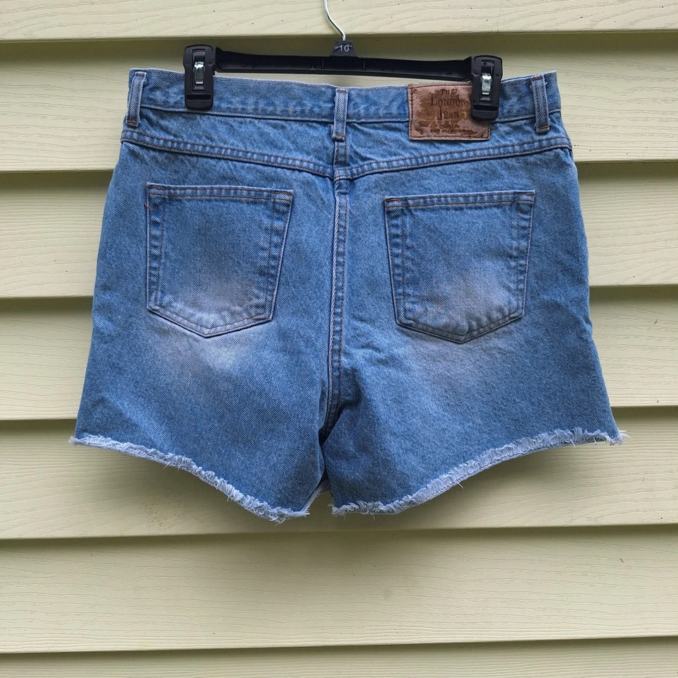 Pantalones Cortos De Colección Moda International The London Jean Talla 12 Años 80 90 Hechos en EE. UU. Playa T432 Foto 2 de 4