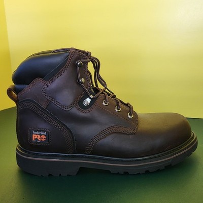 Timberland PRO Men's Size 10.5 Wide Pit Boss 6'' Boots Safety Soft Toe 033046 