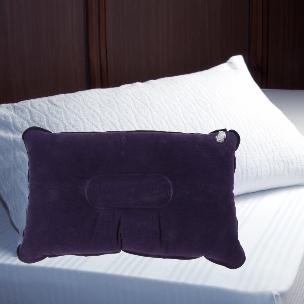 Ultra-thick inflatable travel pillow for vacations and outdoor adventures